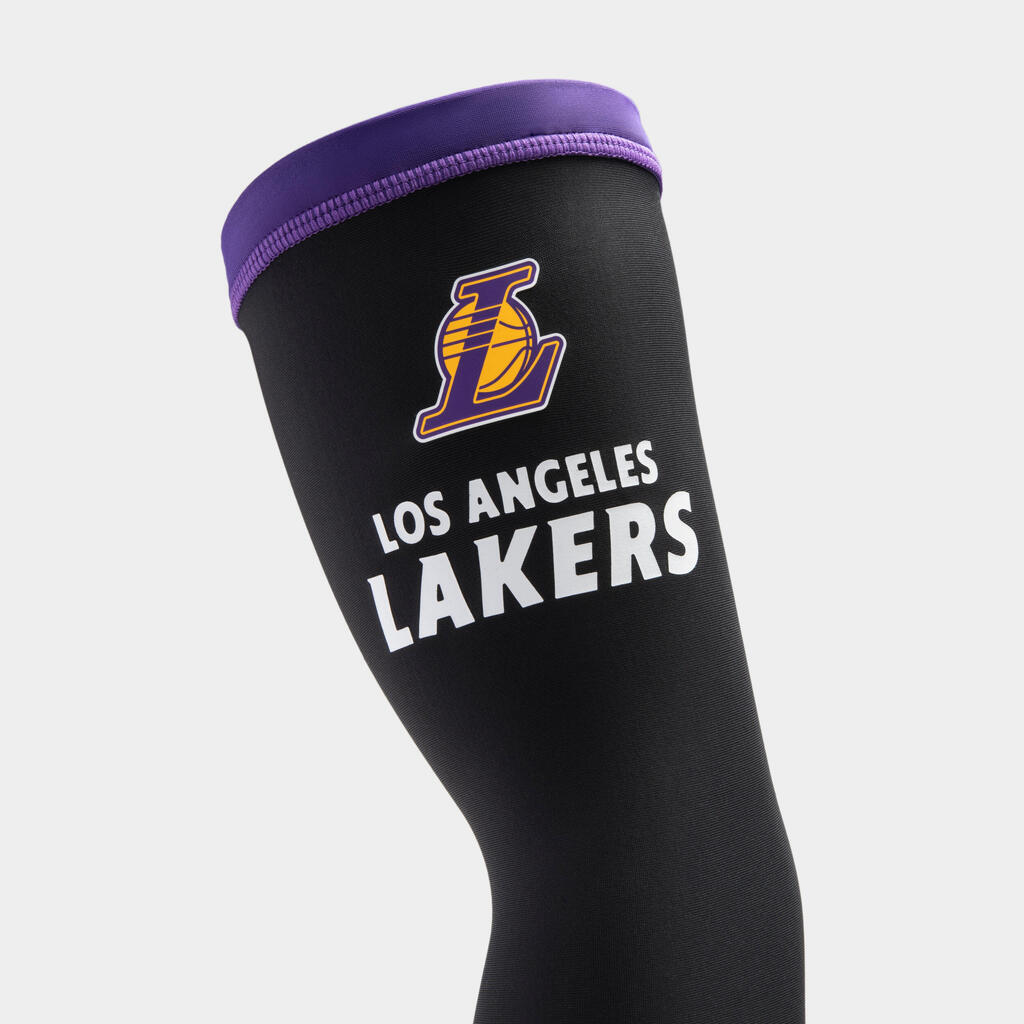 Manchon basketball NBA Los Angeles Lakers Adulte - E500 Noir